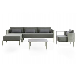 Sofá modular 1 dSolanas de Gandia Blasco. Sofá para exterior de diseño.