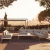 Sofá modular 3 Solanas para exterior de Gandia Blasco. Sofás para exterior.