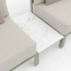 Mesa auxiliar de diseño Solanas para exterior de Gandia Blasco. Mesas modernas.