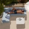 Mesa baja Solanas de Gandia Blasco. Mesas de diseño para terrazas y patios.