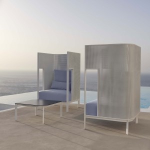 Mesa baja Solanas de Gandia Blasco. Mesas de diseño para terrazas y patios.