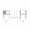 Silla Solanas para exterior de Gandia Blasco. Sillas y sillones para terraza.