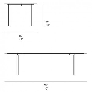 Mesa Solanas de exterior Gandia Blasco. Mesas alta para terrazas.