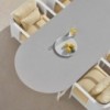 Mesa Solanas de exterior Gandia Blasco. Mesas alta para terrazas.