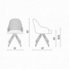 Sillón Olimpia de Ozzio design. Estructura en madera y tapizado en piel, ecopiel o terciopelo.