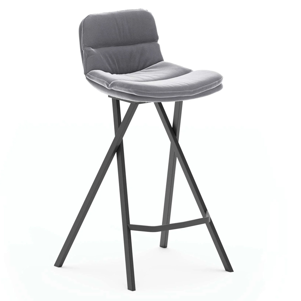 Taburete moderno Milo de Ozzio design. Mobiliario de diseño.