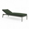 Tumbona reclinable Timeless para jardín de Gandia Blasco. Tumbona de diseño.