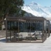 Sofá resistente modular 1 Timeless para exterior de Gandia Blasco.