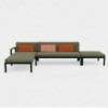 Sofá modular 4 Timeless para terraza de Gandia Blasco. Sofá de diseño.