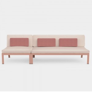 Sofá modular 4 Timeless para terraza de Gandia Blasco. Sofá de diseño.