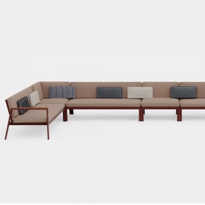 Sofá modular 6 Timeless para exterior de Gandia Blasco. Sofás modernos.