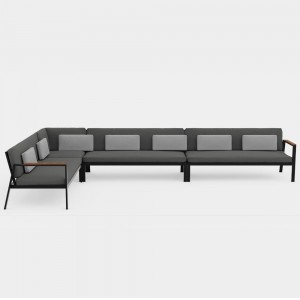 Sofá modular 6 Timeless para exterior de Gandia Blasco. Sofás modernos.