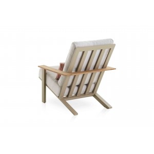 Butaca moderna Relax con brazos colección  Timeless para terraza de Gandia Blasco.