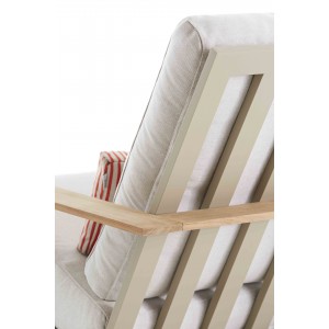 Butaca moderna Relax con brazos colección  Timeless para terraza de Gandia Blasco.
