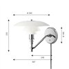 Lámpara PH 3/2 Aplique novedad de Louis Poulsen de diseño moderno y elegante.