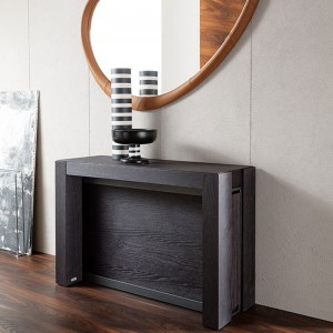 Mesa/consola A3 de Ozzio design. Cónsola- mesa comedor transformables.