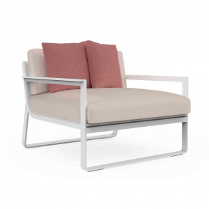 Sillón Flat de Gandía Blasco. Sillones de diseño para exterior en aluminio.