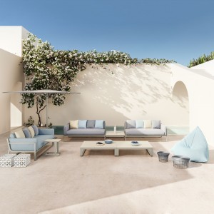 Sofá de estilo mediterráneo Flat para exterior de Gandía Blasco