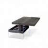 Mesa elevable Bellagio de Ozzio. Mobiliario de diseño. Mesas de centro.