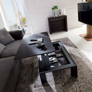 Mesa elevable Metrino de Ozzio. Mobiliario de diseño.