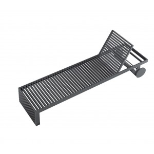 Tumbona DNA reclinable para exterior de Gandia Blasco. Tumbonas de diseño.