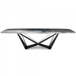 Mesa Skorpio CrystalArt de Cattelan Italia. Muebles modernos italianos.
