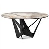 Mesa Skorpio redonda de Cattelan Italia. Mesa de diseño. Mesas redonda.