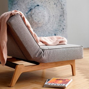 Sofá cama Splitback Eik individual de diseño Splitback Eik para salón de Innovation Living.