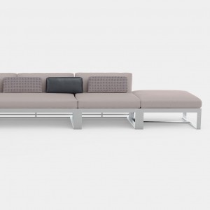 Sofá modular 3 DNA para exterior de Gandia Blasco. Sofás y sillones de diseño.