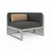 Sofá modular 6 DNA para terraza de Gandia Blasco. Sofá de diseño para jardín.