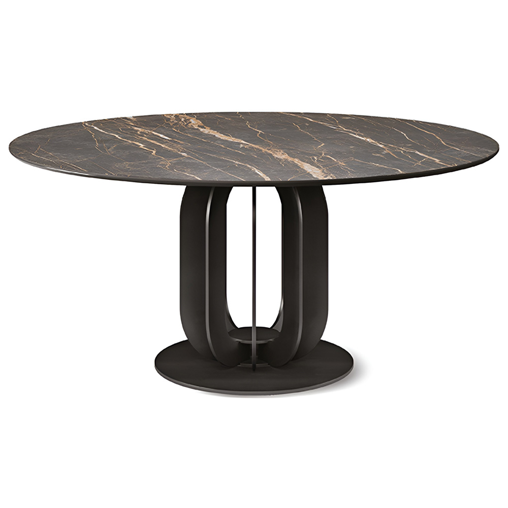 Mesa Soho Keramik de Cattelan Italia. Mesa de cerámica. Mesas redondas.