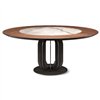 Mesa Soho Ker-Wood de Cattelan Italia. Mesa de madera y cerámica. Mesas modernas.
