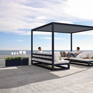 Macetero Sonora de Gandía Blasco. Macetero de diseño para jardín o terraza.