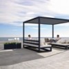 Macetero Sonora de Gandía Blasco. Macetero de diseño para jardín o terraza.