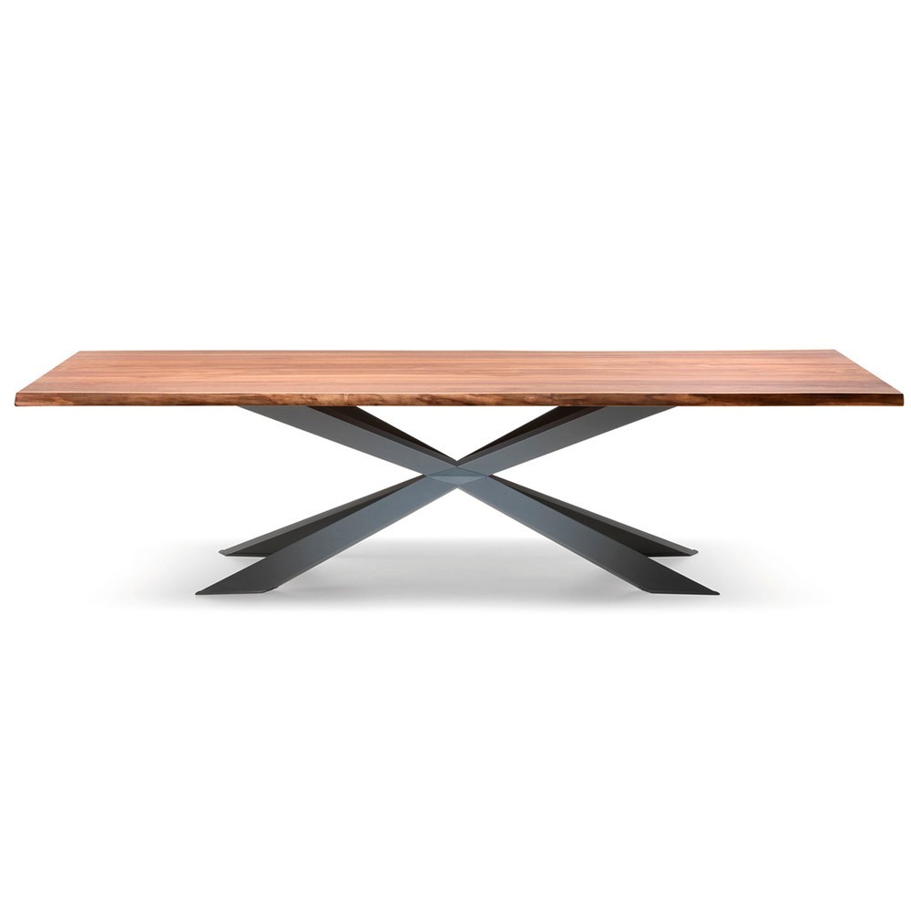 Mesa Spyder wood de Cattelan Italia. Muebles modernos italianos. Mesas de comedor.