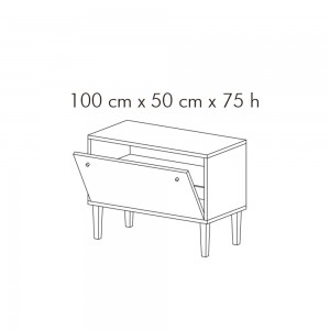 Aparador Tinello Italiano Trampón de Covo. Mueble moderno estilo bárroco