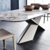 Mesa Tyron Keramik de Cattelan Italia. Mesas de comedor de diseño italiano.