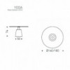 Mesa Yoda de Cattelan Italia. Muebles modernos italianos.