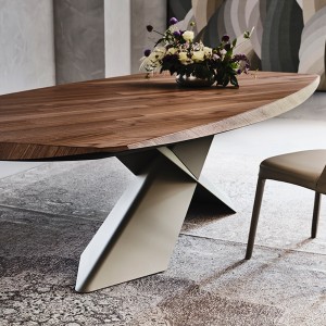 Mesa Tyron Wood de Cattelan Italia. Mesas de madera. Mesas de comedor.