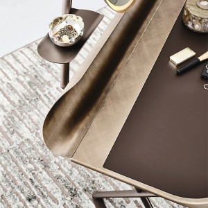 Tocador Cocoon Trousse Leather de Cattelan Italia. Tocador moderno para dormitorio.