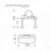 Tocador Cocoon Trousse Leather de Cattelan Italia. Tocador moderno para dormitorio.