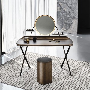 Tocador Cocoon Trousse Leather de Cattelan Italia. Tocador moderno para dormitorio.