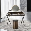 Tocador Cocoon Trousse Leather de Cattelan Italia. Tocador moderno para dormitorio.