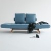 Sofá cama individual Ghia Wood de diseño para oficina de Innovation Living.