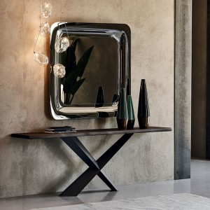Consola Terminal de Cattelan Italia. Consola de madera. Consolas de recibidor.
