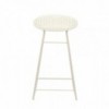 Taburete Smatrik de acero ideal para interior o exterior de Kartell.