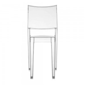 Silla transparente La Marie Kartell. Ideal para interior o exterior.