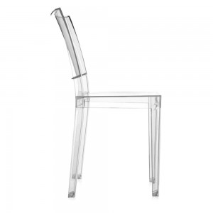 Silla transparente La Marie Kartell. Ideal para interior o exterior.