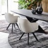 Silla Bombé de Cattelan Italia. Sillas tapizadas. Sillas para comedor.