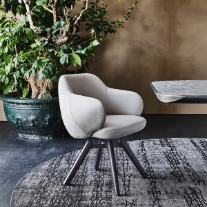 Silla Bombé de Cattelan Italia. Sillas tapizadas. Sillas para comedor.